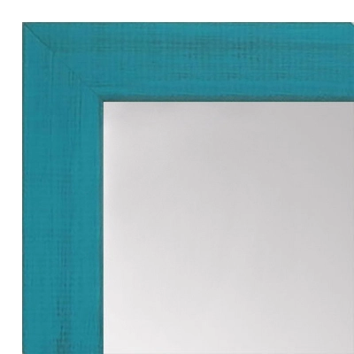 MR1533-9 Distressed Turquoise - Medium Custom Wall Mirror
