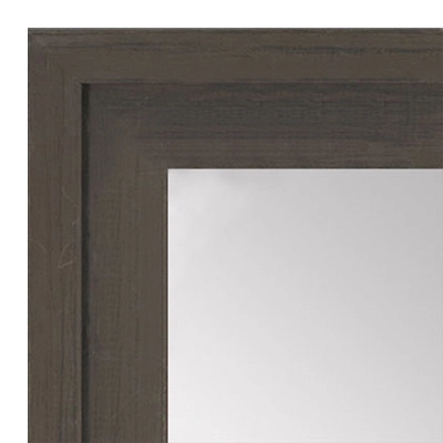 MR1534-3 Distressed Dark Brown - Large Custom Wall Mirror -  Custom Bathroom Mirror