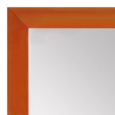 MR1536-2 Glossy Orange - Small Custom Wall Mirror Custom Floor Mirror