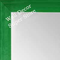 MR1536-4 Glossy Green - Small Custom Wall Mirror Custom Floor Mirror