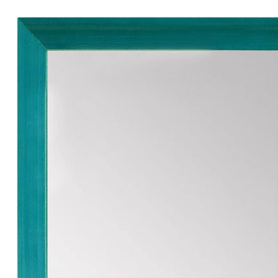 MR1537-5 Glossy Blue - Very Small Custom Wall Mirror - Custom Bathroom Mirror