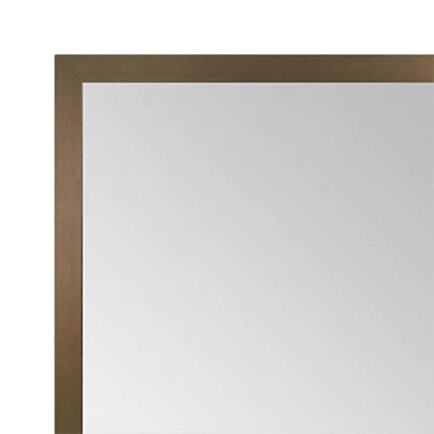 MR1540-20 Thin Metal Frosted Bronze Medium Custom Wall Mirror Custom Floor Mirror