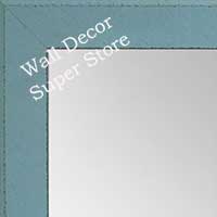 MR1570-11 Distressed Aqua Blue - Medium Custom Wall Mirror Custom Floor Mirror