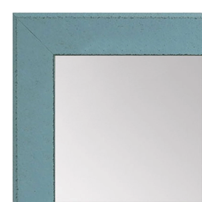 MR1570-11 Distressed Aqua Blue - Medium Custom Wall Mirror