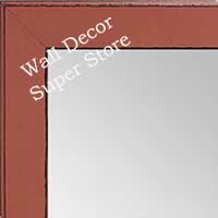 MR1570-9 Distressed Orange - Medium Custom Wall Mirror Custom Floor Mirror
