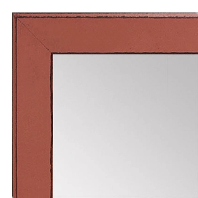 MR1570-9 Distressed Orange - Medium Custom Wall Mirror