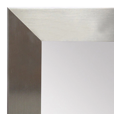 MR1708-2 | Stainless Steel Look - Mica Finish - Moulding | Custom Wall Mirror | Decorative Framed Mirrors | Wall D�cor