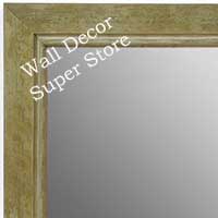 MR1720-3 | Distressed Green / Silver | Custom Wall Mirror | Decorative Framed Mirrors | Wall D�cor