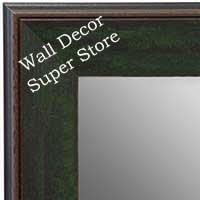 MR1734-4 | Distressed Evergreen | Custom Wall Mirror | Decorative Framed Mirrors | Wall D�cor