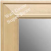 MR1751-1 | Unfinished Wood Frame | Unfinished Natural Wood Moulding - Paint or Stain | Custom Wall Mirror
