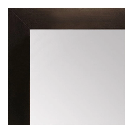 MR1844-1 Espresso Coffee Brown Medium Custom Wall Mirror