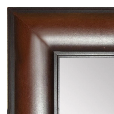 MR1869-2 Walnut Brown - Value Priced - Extra Large Custom Wall Mirror Custom Floor Mirror