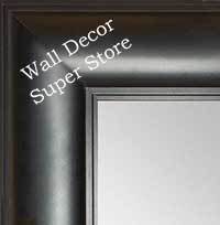 MR1869-3 Matte Black - Value Priced - Extra Large Custom Wall Mirror Custom Floor Mirror