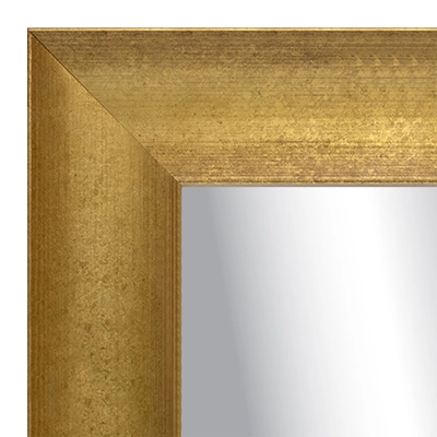 MR1903-1 Antique Gold Scoop Distressed  Custom Mirror