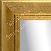 MR1904-1 Antique Gold Rounded Scoop  Custom Mirror