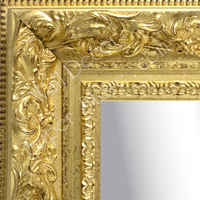 MR1908-1 Shiny Gold Ornate  Custom Mirror