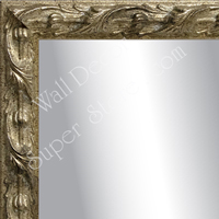 MR1913-2 Ornate Antique Silver  Custom Mirror