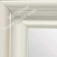 MR1960-9 Extra Large Gloss White Scoop Style Custom Mirror