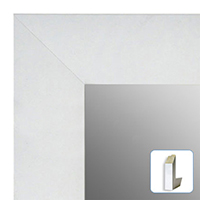 White Custom Framed Mirrors