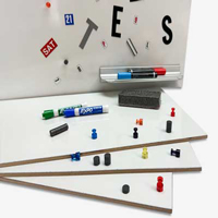 MT104 Magnetic Frameless White Dry Erase Material by the SQ FOOT - Whiteboard Panels Cut To Size