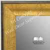 WM1662-1 | Crackle Gold / Black | Custom Three Panel Dressing Mirror