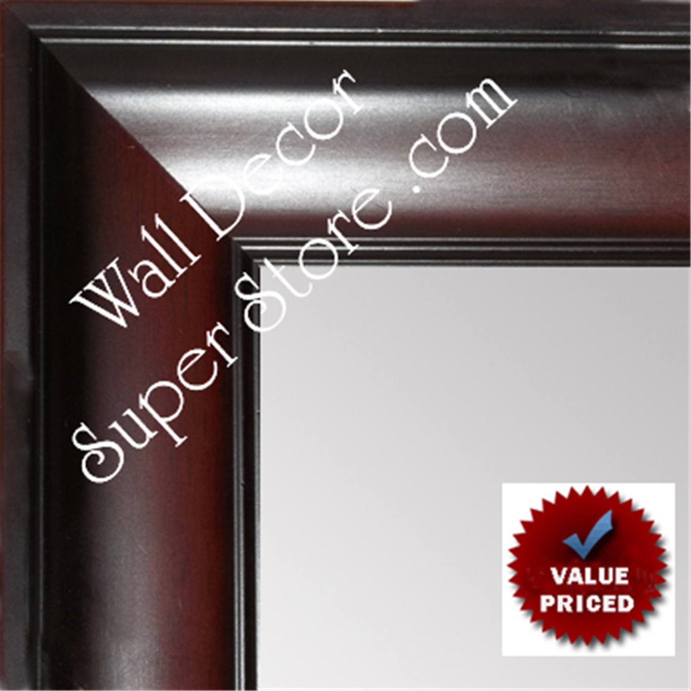 MR1864-2 Cherry Mahogany - Value Priced - Large Custom Wall Mirror Custom Floor Mirror