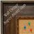DISC BB1422-2 Distressed Brown With Stencil Design  Medium To Extra Large Custom Cork Chalk Or Dry Erase Board
