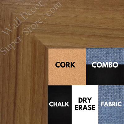 BB1510-4 Oak Wood Grain Large Custom Wall Boards Chalk Cork Dry Erase