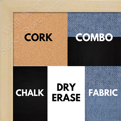 BB1511-2 Natural Maple - Small Custom Cork Chalk or Dry Erase Board