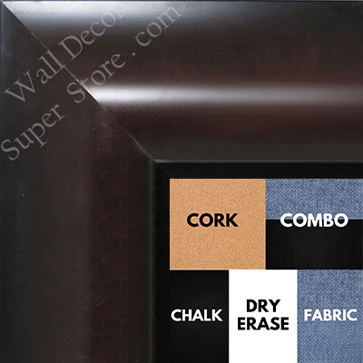 BB1518-2 Walnut - Extra Extra Large  Wall Board Cork Chalk Dry Erase