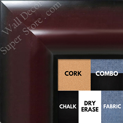 BB1518-3   Mahogany - Extra Extra Large  Wall Board Cork Chalk Dry Erase