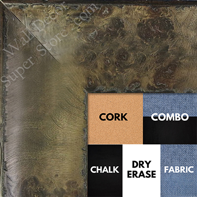 BB1531-5  Distressed Burlwood Brown Taupe Custom  Extra Extra Large  Wall Board Cork Chalk Dry Erase
