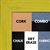 BB1533-7 Distressed Yellow - Medium Custom Cork Chalk or Dry Erase Board
