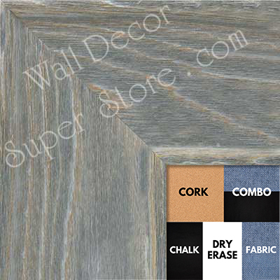 BB1554-1 Distressed Gray Driftwood - Extra Extra Large Chalkboard  Cork  Dry Erase