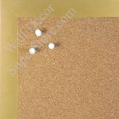 BB1564-14 Gold Small Custom Cork Chalk or Dry Erase Board