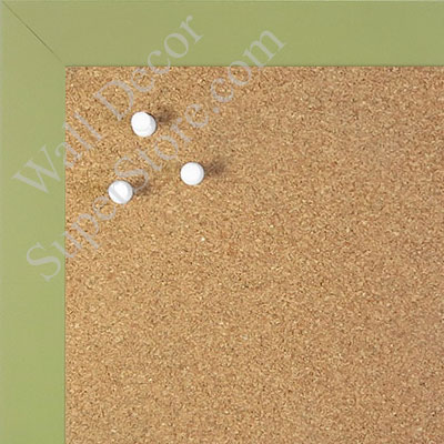 BB1564-15 Soft Olive Small Custom Cork Chalk or Dry Erase Board