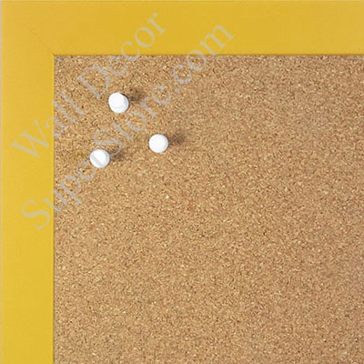 BB1564-4 Yellow Small Custom Cork Chalk or Dry Erase Board