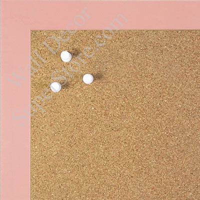BB1564-9 Soft Pink Small Custom Cork Chalk or Dry Erase Board