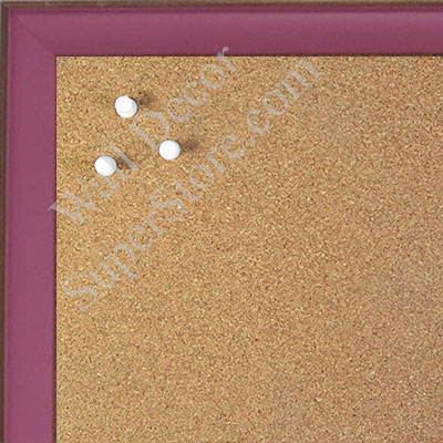 BB1569-3 Small Pink With Top Outside Distressed Accent Custom Cork Chalk or Dry Erase Board