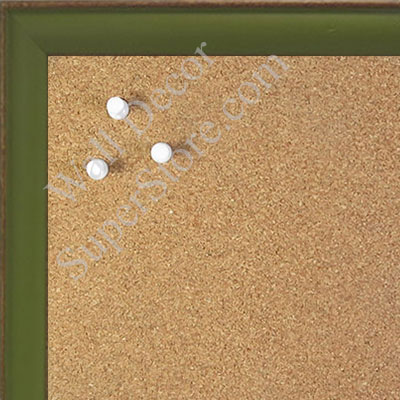 BB1569-6 Small Light Green With Top Outside Distressed Accent Custom Cork Chalk or Dry Erase Board