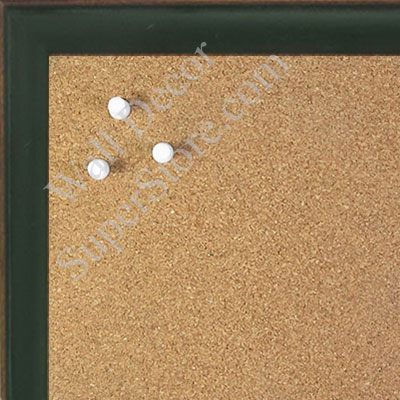 BB1569-7 Small Green With Top Outside Distressed Accent Custom Cork Chalk or Dry Erase Board