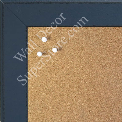 BB1570-5 Distressed Dark Blue Medium Custom Cork Chalk or Dry Erase Board