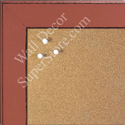 BB1570-9 Distressed Orange Medium Custom Cork Chalk or Dry Erase Board