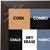 BB1681-3 | Dark Walnut | Custom Cork Bulletin Board | Custom White Dry Erase Board | Custom Chalk Board