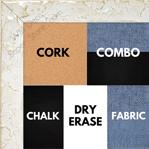 BB1691-3 | Glossy White / Design | Custom Cork Bulletin Board | Custom White Dry Erase Board | Custom Chalk Board