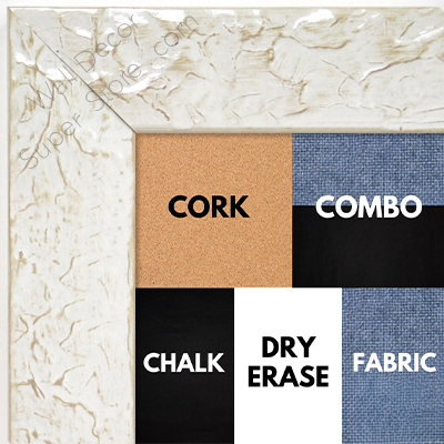 BB1692-2 | Glossy White / Design | Custom Cork Bulletin Board | Custom White Dry Erase Board | Custom Chalk Board