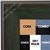 BB1734-4 | Distressed Evergreen | Custom Cork Bulletin Board | Custom White Dry Erase Board | Custom Chalk Board