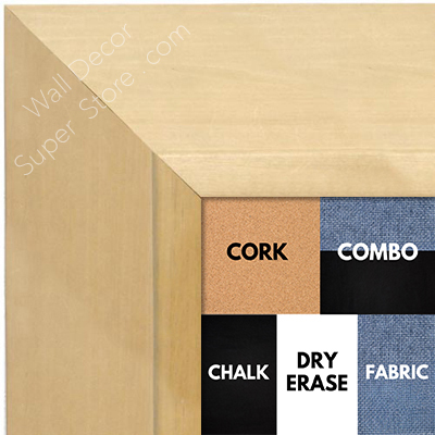 BB1755-1 | Unfinished Wood Frame | Unfinished Natural Wood Moulding - Paint or Stain | Custom Cork Board | Custom Chalk Board | Custom White Dry Erase Board