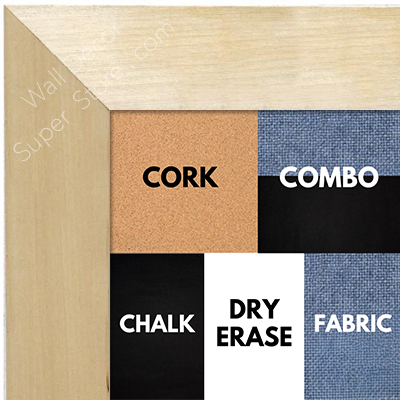 BB1763-1 | Unfinished Wood Frame | Unfinished Natural Wood Moulding - Paint or Stain | Custom Cork Board | Custom Chalk Board | Custom White Dry Erase Board