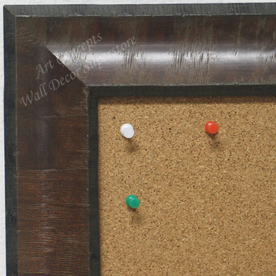 BB1782-2 | Distressed Medium Olive | Custom Cork Bulletin Board | Custom White Dry Erase Board | Custom Chalk Board